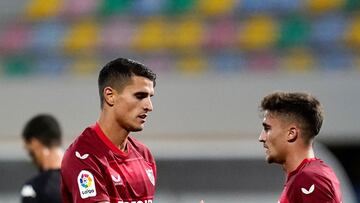 Lamela e Iván Romero.