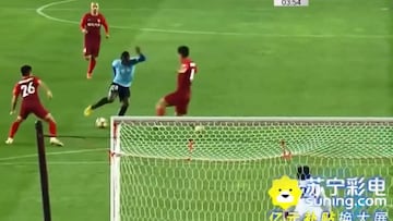 Los 3 goles que anotó Riascos en su último club en China
