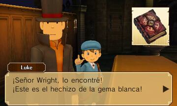 Captura de pantalla - El Profesor Layton vs. Phoenix Wright: Ace Attorney (3DS)