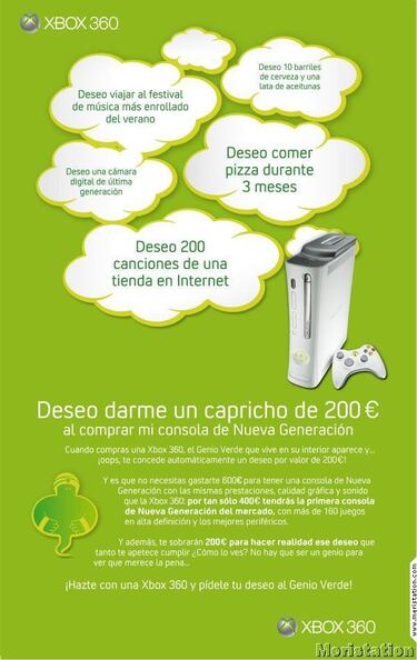 Pídele un Deseo al Genio Verde de Xbox 360
