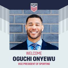 US Soccer nombra a Oguchi Onyewu como nuevo vicepresidente deportivo