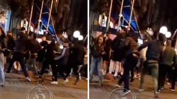 Fenerbahce fans unleash violent assault on Man United supporters in Istanbul streets