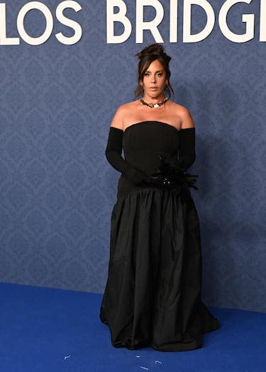 Anabel Pantoja durante el baile de máscaras de la serie 'Los Bridgerton' en Madrid. 
 
 
 