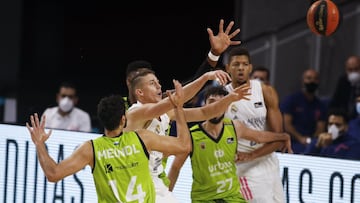 Jaycee Carroll, escolta del Real Madrid frente al Urbas Fuenlabrada.