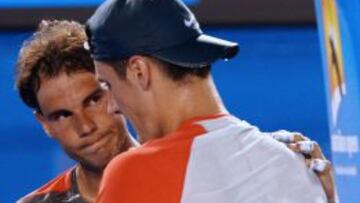 Bernard Tomic se retiró y sólo le duró 39 minutos a Rafa Nadal