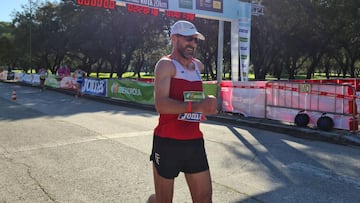 Bragado, récord mundial de 50 km marcha para mayores de 50