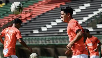 Germ&aacute;n Cano en entrenamiento