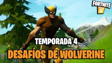 Fortnite Temporada 4: desaf&iacute;os de Wolverine