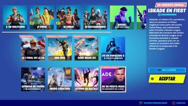 Concierto de Kaskade en Fortnite en directo en Fiesta Magistral