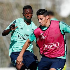 Un traumatismo aleja a James del partido ante el Brujas