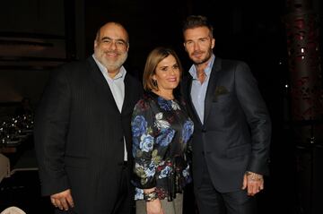 Steven Marin, Cristy Marin, & David Beckham