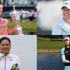 All the usual suspects from the women's and men's golf tour in search of the Olympic glory