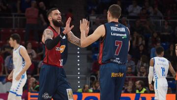 Shengelia y Voigtmann celebran una canasta ante el San Pablo Burgos.