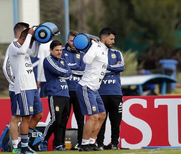 Buenos Aires 21 Mayo 2018, Argentina
Preparativos de la seleccion Argentina en el Predio de la AFA en Ezeiza, donde estÃ¡n 


Foto Ortiz Gustavo
