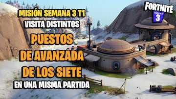 &iquest;D&oacute;nde est&aacute;n los Puestos de Avanzada de Los Siete en Fortnite? Ubicaciones y mapa
