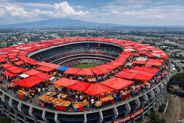 Estadio Azteca: los mejores memes por la polémica “lona” en su remodelación