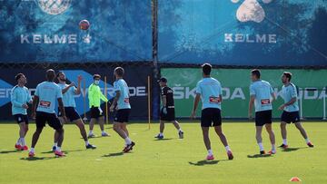 El Espanyol inicia los entrenamientos de grupo.