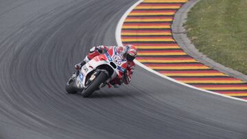 Dovizioso, el más rápido el primer día de test en Austria.