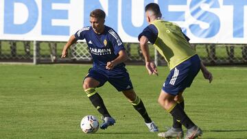 Baselga, durante un entrenamiento de la semana pasada.