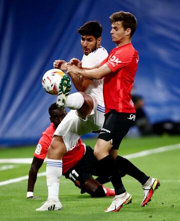 Marco Asensio con Aleix Febas.