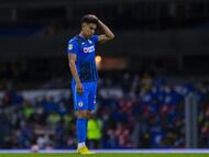 Guillermo Fernandez of Cruz Azul during the game Cruz Azul vs Tigres UANL, corresponding to 13th round match of the Torneo Apertura Grita Mexico A21 of the Liga BBVA MX, at Azteca Stadium, on October 16, 2021.
<br><br>
Guillermo Fernandez de Cruz Azul durante el partido Cruz Azul vs Tigres UANL, Correspondiente a la Jornada 13 del Torneo Apertura Grita Mexico A21 de la Liga BBVA MX, en el Estadio Azteca, el 16 de Octubre de 2021.