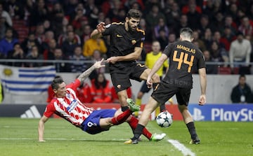 Atlético de Madrid-Roma en imágenes