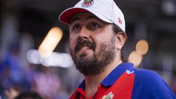 Amaury Vergara Manager of Guadalajara during the game Guadalajara vs FC Cincinnati, corresponding to the group stage of the Leagues Cup 2023, at TQL Stadium, on July 27, 2023.
<br><br>
Amaury Vergara propietario de Guadalajara durante el partido Guadalajara vs FC Cincinnati, correspondiente a la fase de grupos de la Leagues Cup 2023, en el Estadio TQL, el 27 de Julio de 2023.