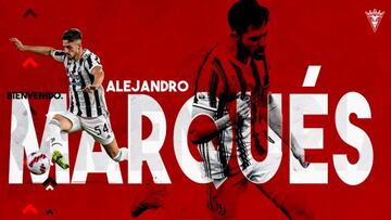 Mirandés y Juventus acuerdan la cesión de Alejandro Marqués