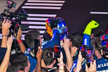 Tercer puesto de Carlos Sainz.