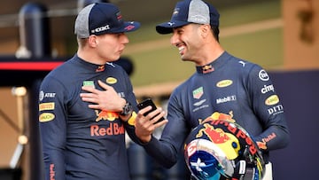 Ricciardo ve m&aacute;s velocidad en Verstappen que Vettel. 