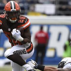 Duke Johnson podría jugar de slot receiver en los Browns