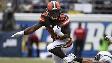 Duke Johnson podr¨ªa jugar de slot receiver en los Browns