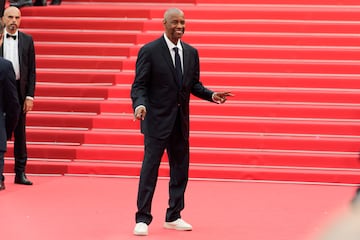 Denzel Washington asiste a la alfombra roja de "Highest 2 Lowest" en la 78.ª edición del Festival de Cine de Cannes.