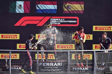 Sainz manda callar a Leclerc