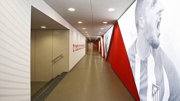 El t&uacute;nel del Wanda Metropolitano, estadio del Atl&eacute;tico, puede verse en el Tour.