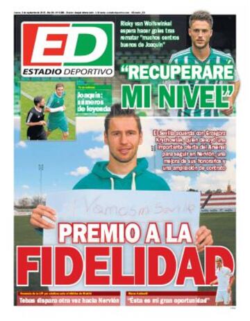 Portadas de la prensa deportiva