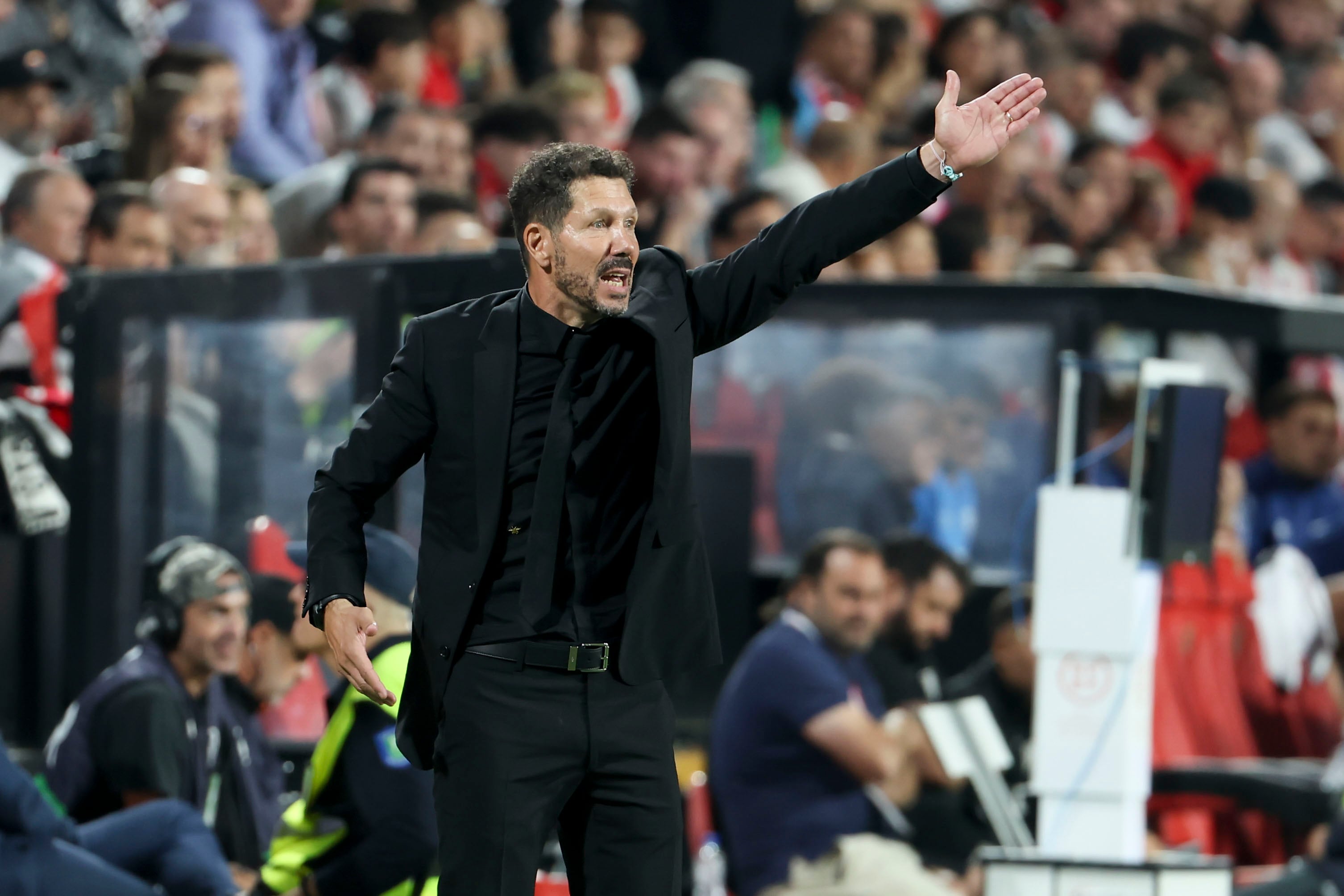 Simeone: “Me quedo contento con lo que vi en la segunda parte”