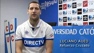 Las 3 frases con que Aued se presentó en la U. Católica