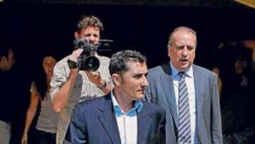 <b>RECIÉN ATERRIZADO.</b> Valverde fue presentado por Roig la semana pasada.