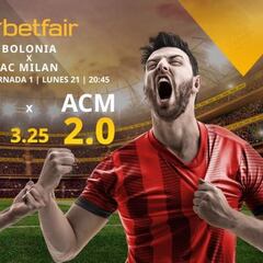 Bologna FC vs. AC Milan: horario, TV, estadísticas, clasificación y pronósticos Serie A