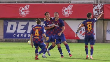 23/07/20 PARTIDO PLAYOFF PLAY OFF ASCENSO A SEGUNDA DIVISION  SEMIFINAL
 BARCELONA B FILIAL - BADAJOZ 
 GOL 1-1 GOL DE MANAJ ALEGRIA 