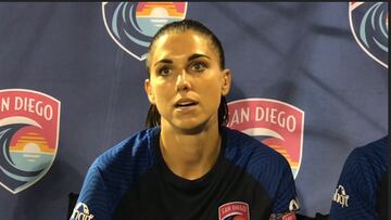 Alex Morgan esta contenta con su nominación al Balón de Oro