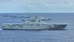 China lanza un desafío en el Pacífico con un nuevo buque de guerra en la región marítima más disputada con EEUU