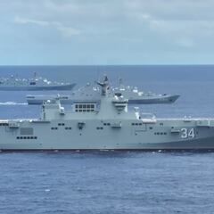 China lanza un desafío en el Pacífico con un nuevo buque de guerra en la región marítima más disputada con EEUU