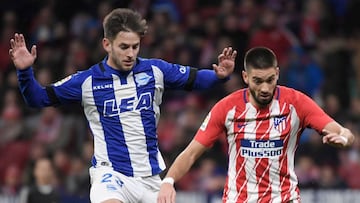 Carrasco, durante el partido contra el Alav&eacute;s. 