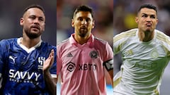 Messi, Cristiano y Neymar: tres peces gordos en el mercado de fichajes