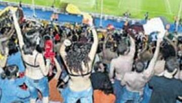 <b>SIN PERMISO. </b>La FEF rechazó la propuesta. En la imagen, el Cataluña-Euskadi del año pasado.