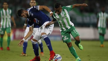 Atl&eacute;tico Nacional necesita vencer a Millonarios en casa 