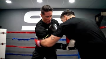 Fernando Torres y el boxeo va en serio: 'Sparring' con un campeón