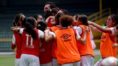 El fútbol femenino debuta en El Campín con triunfo de Santa Fe